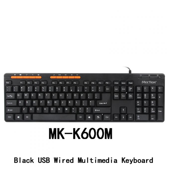 Clavier de jeu d'ordinateur portable d'ordinateur de multimédia de câble par produit nouveau de MEETION RVB macro pour le Gamer de PC