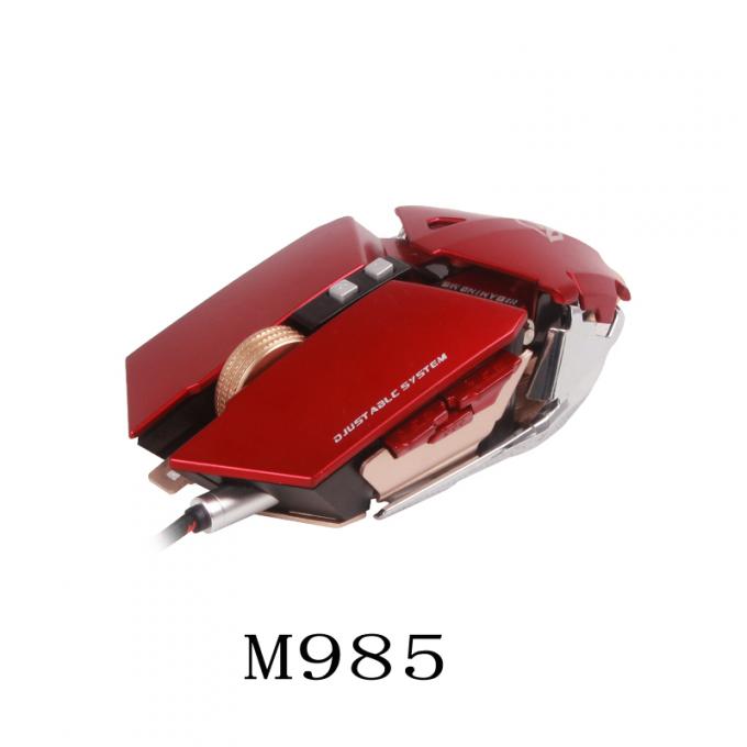Souris et tapis de souris de câble ergonomiques de jeu de PC d'USB de contre-jour optique en gros du capteur RVB