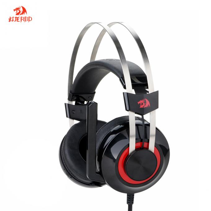 Casque chaud de jeu d'ordinateur de câble par Redragon de Shenzhen USB de vente