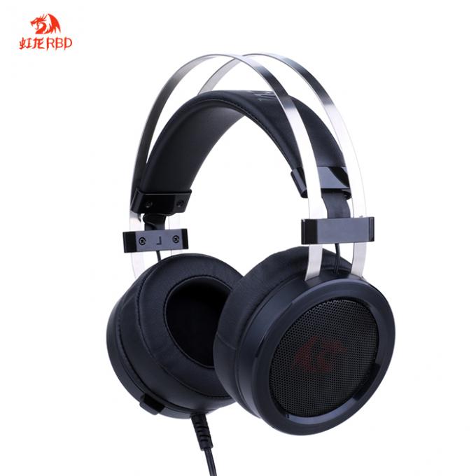 Το Redragon H120 σύνδεσε με καλώδιο την ιδιαίτερα διευθετήσιμη κάσκα τυχερού παιχνιδιού μικροφώνων